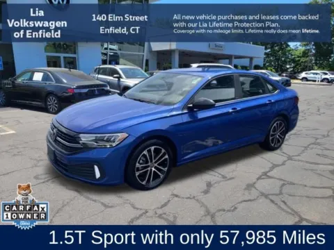Blue 2023 Volkswagen Jetta 1.5T Sport for sale in Enfield, CT
