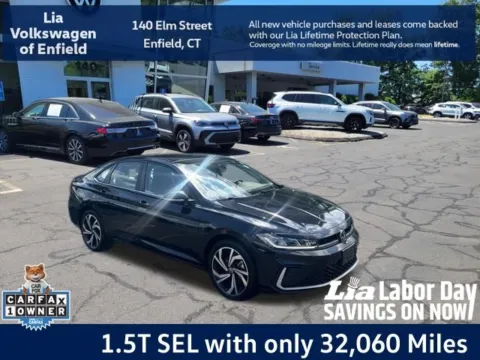Black 2025 Volkswagen Jetta 1.5T SEL for sale in Enfield, CT