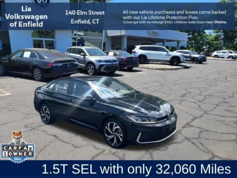 Black 2025 Volkswagen Jetta 1.5T SEL for sale in Enfield, CT