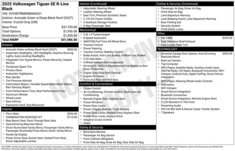 More photos of 2025 Volkswagen Tiguan 2.0T SE R-Line Black at Lia Volkswagen, CT