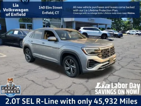 Silver 2024 Volkswagen Atlas Cross Sport 2.0T SEL R-Line for sale in Enfield, CT