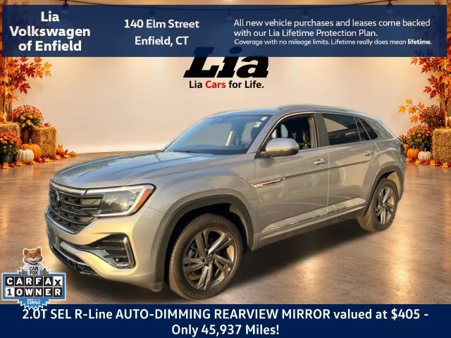 Silver 2024 Volkswagen Atlas Cross Sport 2.0T SEL R-Line for sale in Enfield, CT