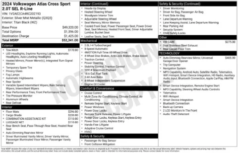 More photos of 2024 Volkswagen Atlas Cross Sport 2.0T SEL R-Line at Lia Volkswagen, CT
