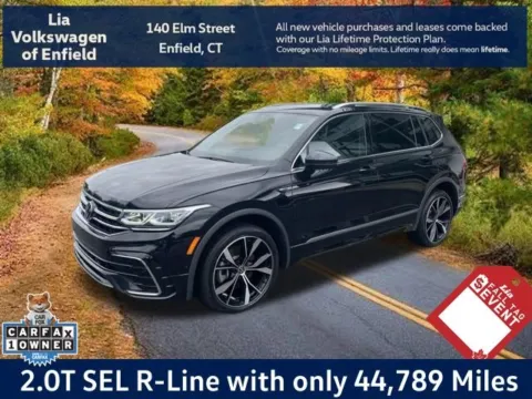 Black 2023 Volkswagen Tiguan 2.0T SEL R-Line for sale in Enfield, CT