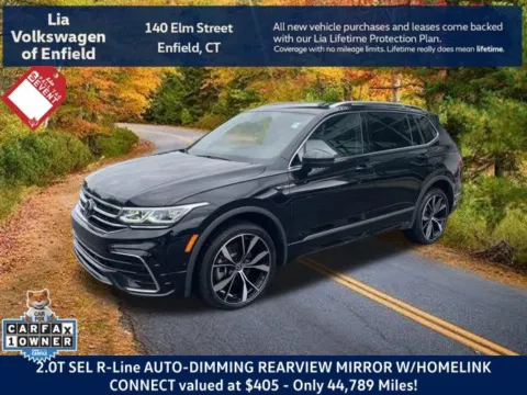Black 2023 Volkswagen Tiguan 2.0T SEL R-Line for sale in Enfield, CT