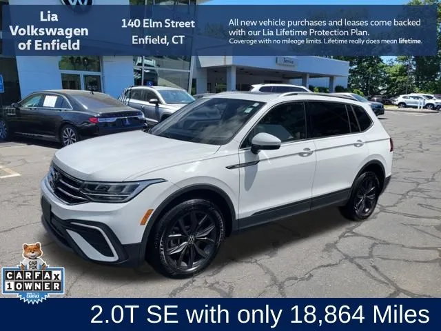 White 2024 Volkswagen Tiguan 2.0T SE for sale in Enfield, CT