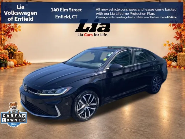 Black 2025 Volkswagen Jetta 1.5T SE for sale in Enfield, CT