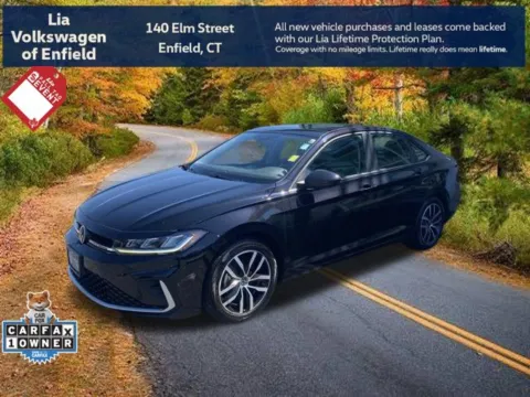 Black 2025 Volkswagen Jetta 1.5T SE for sale in Enfield, CT
