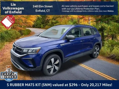 Blue 2023 Volkswagen Taos 1.5T S for sale in Enfield, CT