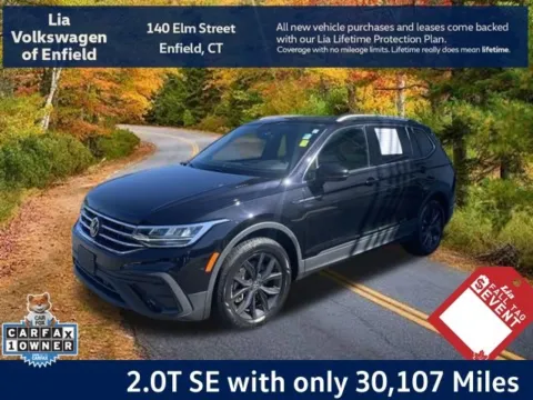 Black 2024 Volkswagen Tiguan 2.0T SE for sale in Enfield, CT