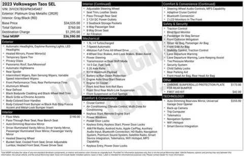 More photos of 2023 Volkswagen Taos 1.5T SEL at Lia Volkswagen, CT