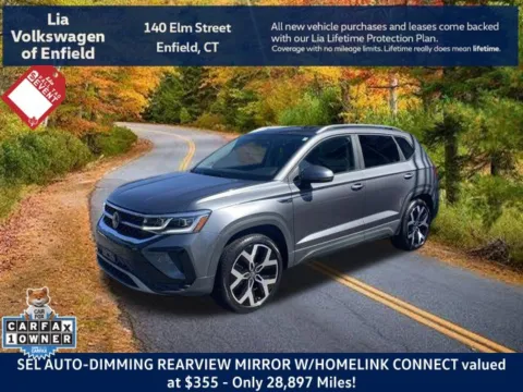 Gray 2023 Volkswagen Taos 1.5T SEL for sale in Enfield, CT