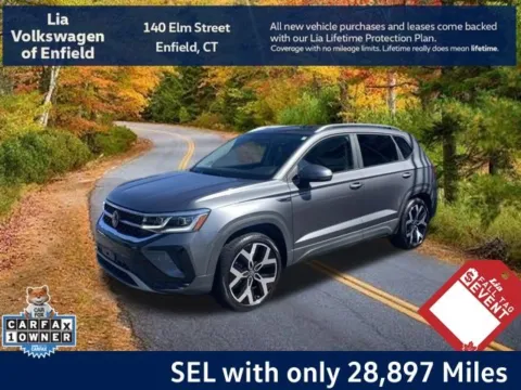 Gray 2023 Volkswagen Taos 1.5T SEL for sale in Enfield, CT