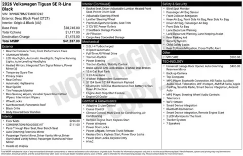 More photos of 2026 Volkswagen Tiguan 2.0T SE R-Line Black at Lia Volkswagen, CT