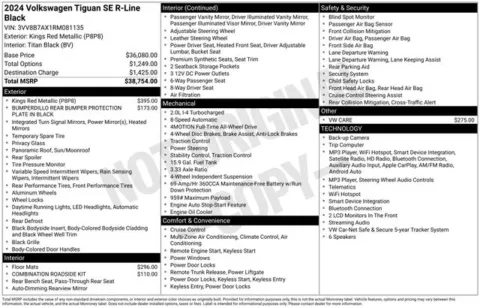 More photos of 2024 Volkswagen Tiguan 2.0T SE R-Line Black at Lia Volkswagen, CT