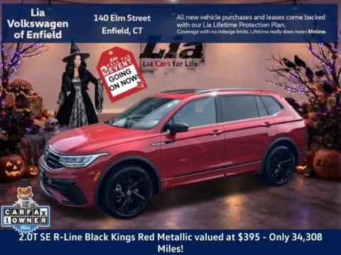 Red 2024 Volkswagen Tiguan 2.0T SE R-Line Black for sale in Enfield, CT