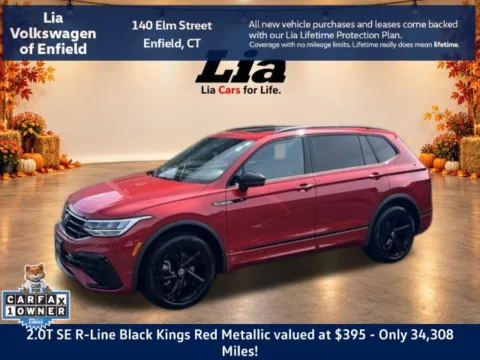 Red 2024 Volkswagen Tiguan 2.0T SE R-Line Black for sale in Enfield, CT