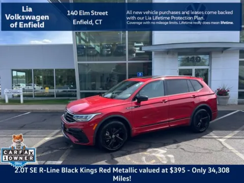 Red 2024 Volkswagen Tiguan 2.0T SE R-Line Black for sale in Enfield, CT
