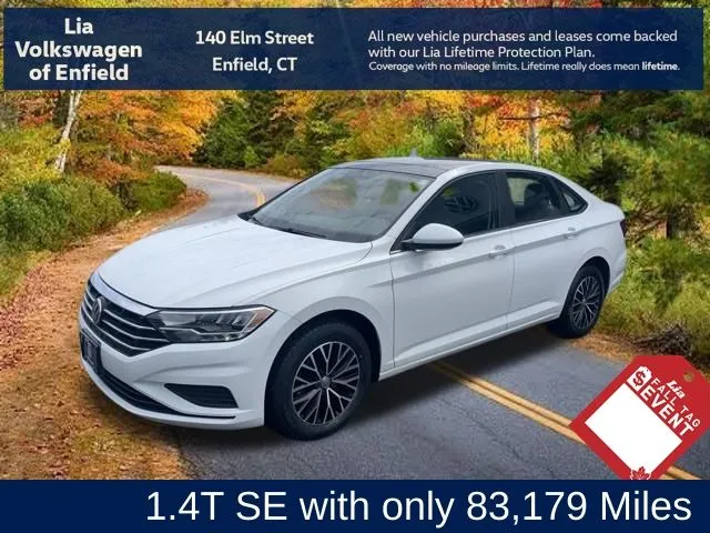 White 2020 Volkswagen Jetta 1.4T SE for sale in Enfield, CT