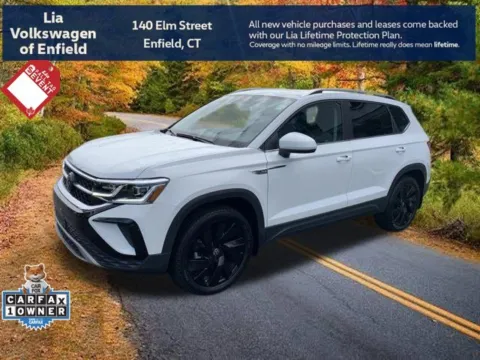 White 2024 Volkswagen Taos 1.5T SEL for sale in Enfield, CT