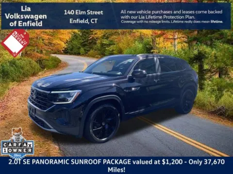 Black 2024 Volkswagen Atlas Cross Sport 2.0T SE w/Technology for sale in Enfield, CT