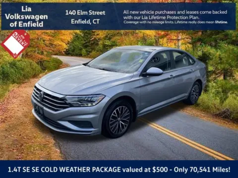 White 2020 Volkswagen Jetta 1.4T SE for sale in Enfield, CT