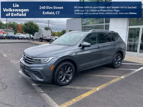 Gray 2022 Volkswagen Tiguan 2.0T SE for sale in Enfield, CT