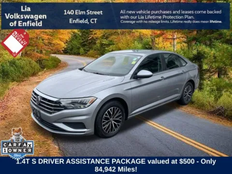 White 2021 Volkswagen Jetta 1.4T S for sale in Enfield, CT