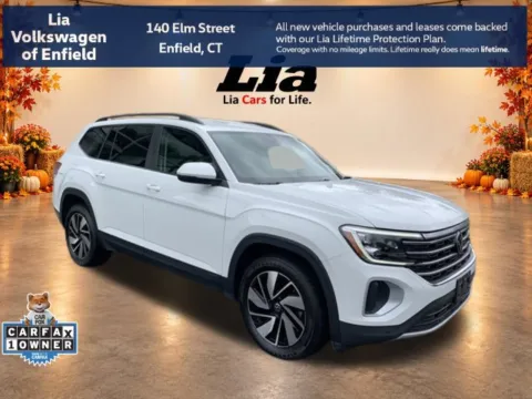White 2024 Volkswagen Atlas 2.0T SE w/Technology for sale in Enfield, CT