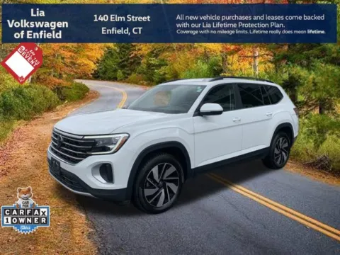 White 2024 Volkswagen Atlas 2.0T SE w/Technology for sale in Enfield, CT