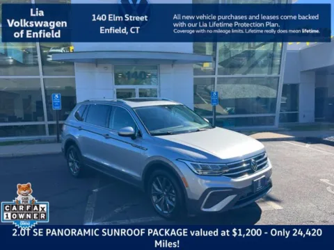 Silver 2024 Volkswagen Tiguan 2.0T SE for sale in Enfield, CT