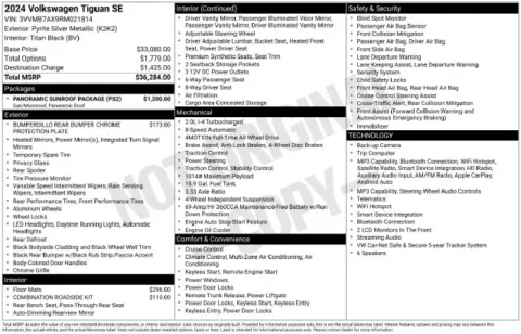 Another view of 2024 Volkswagen Tiguan 2.0T SE for sale in Enfield, CT at Lia Volkswagen