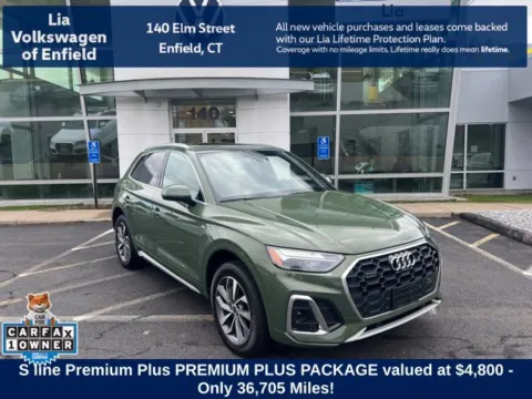 Green 2024 Audi Q5 45 S line Premium for sale in Enfield, CT