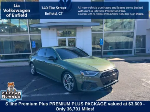 Green 2024 Audi A4 45 S line Premium Plus for sale in Enfield, CT