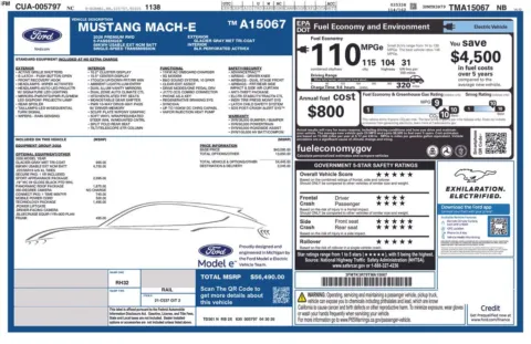 More photos of 2026 Ford Mustang Mach-E Premium at Green Ford, NC