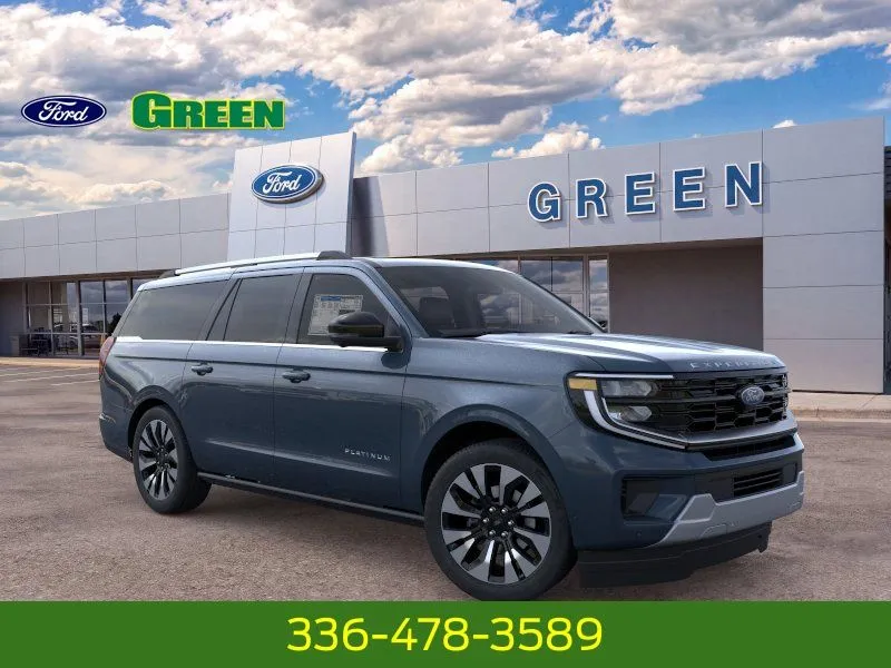 Blue 2026 Ford Expedition Max Platinum for sale in Greensboro, NC