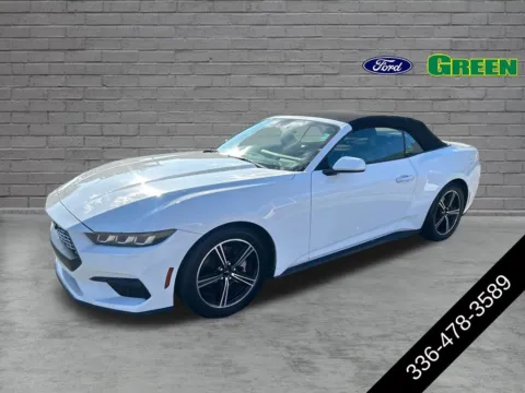 White 2025 Ford Mustang EcoBoost Premium for sale in Greensboro, NC