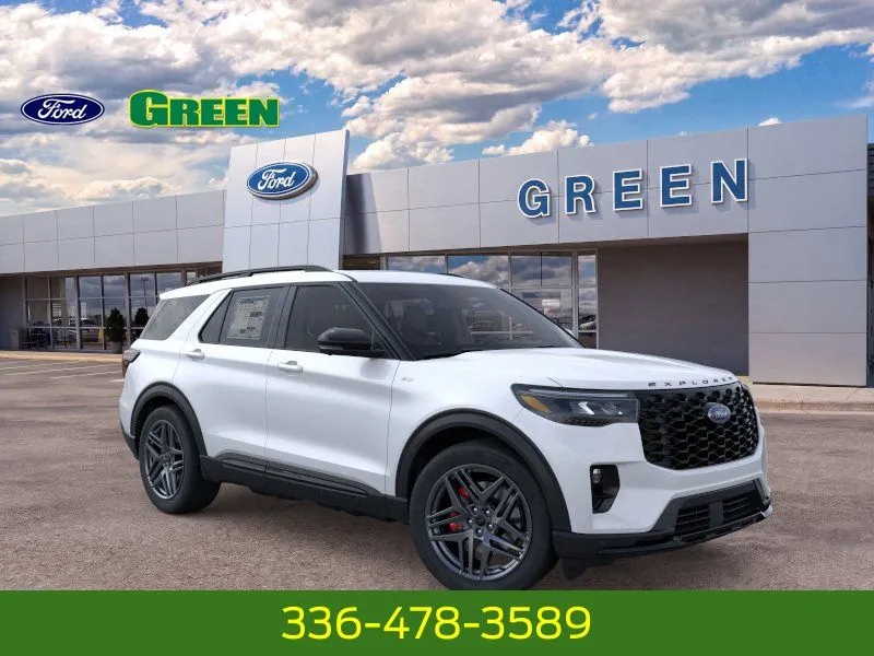 White 2026 Ford Explorer ST-Line for sale in Greensboro, NC
