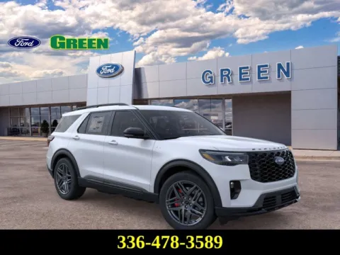 White 2026 Ford Explorer ST-Line for sale in Greensboro, NC