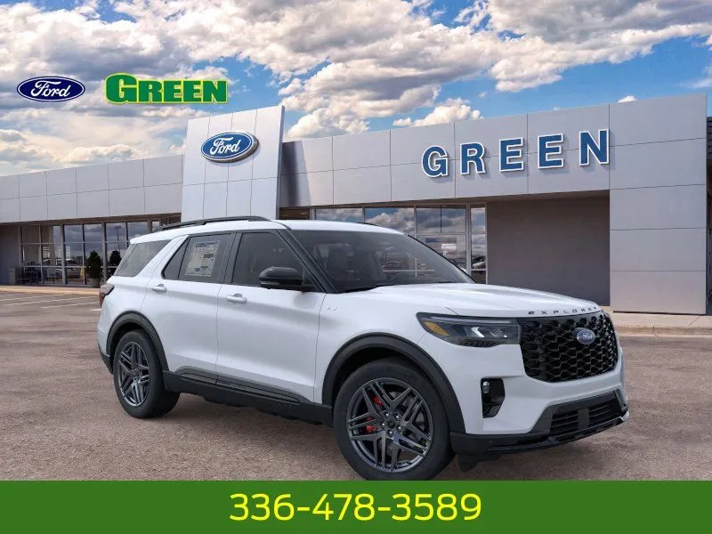 White 2026 Ford Explorer ST-Line for sale in Greensboro, NC