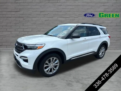 White 2023 Ford Explorer XLT for sale in Greensboro, NC