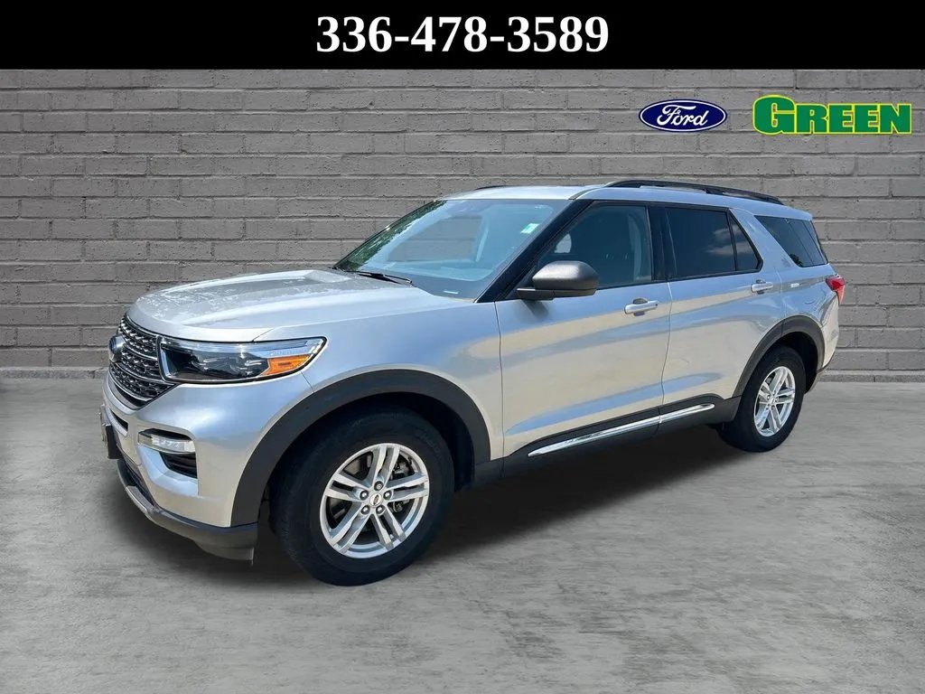 Silver 2022 Ford Explorer XLT for sale in Greensboro, NC