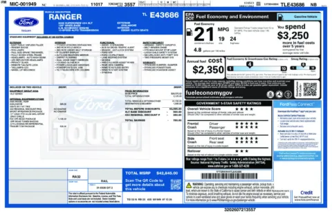 More photos of 2026 Ford Ranger XLT at Green Ford, NC