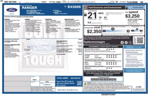 More photos of 2026 Ford Ranger XLT at Green Ford, NC