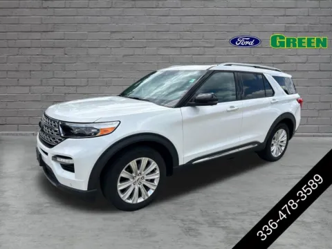White 2022 Ford Explorer Limited for sale in Greensboro, NC