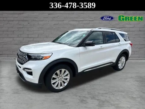 White 2022 Ford Explorer Limited for sale in Greensboro, NC