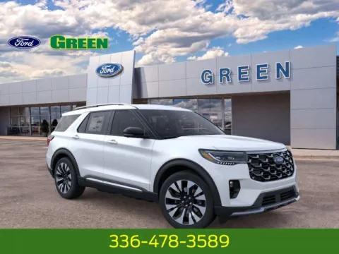 White 2026 Ford Explorer Platinum for sale in Greensboro, NC