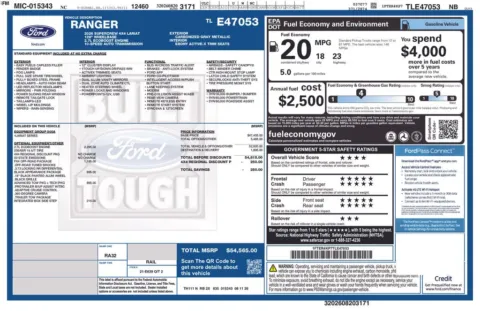 More photos of 2026 Ford Ranger Lariat at Green Ford, NC