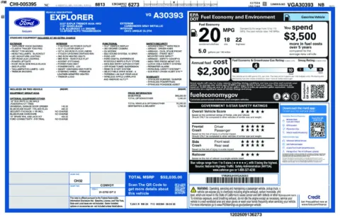 More photos of 2027 Ford Explorer Tremor at Green Ford, NC