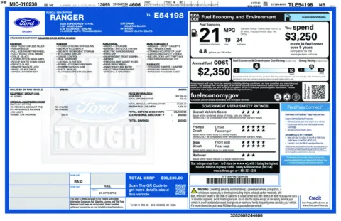 More photos of 2026 Ford Ranger XL at Green Ford, NC